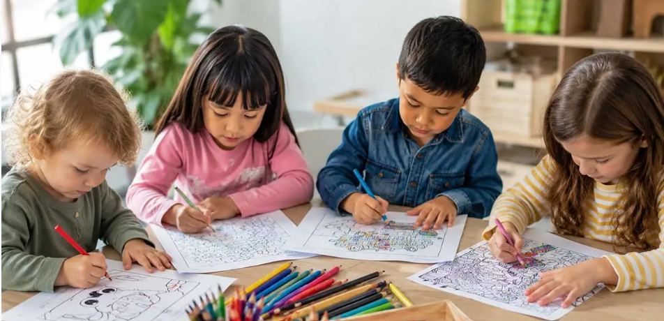年齢別に選ぶ、子どものぬり絵  - なぜそれが効果的なのか -